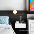 Marble Glass Table Lamp Geometric structure opal glass marble table lamp Supplier